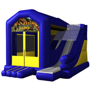 inflatable bouncer and slide combo